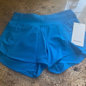 Speed Up Mid-Rise Lined Short 4" (Color: Poolside)